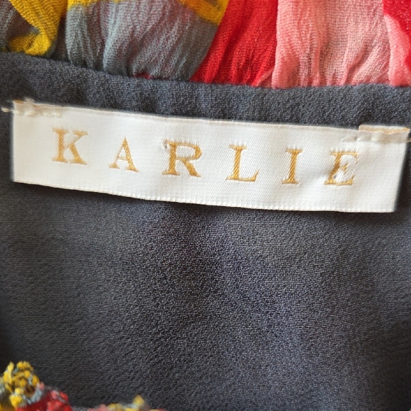 Karlie Multicolor Ruffle Top - Picture 5 of 7